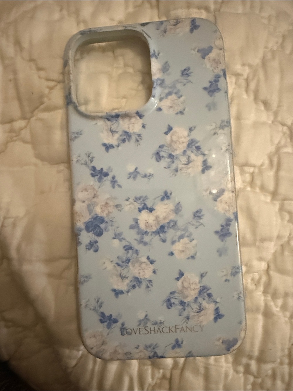 LoveShackFancy Light Blue Floral Phone Case